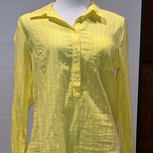 Merona yellow long sleeve top